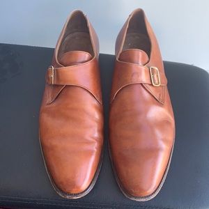 Men’s Shoe Crockett & Jones Malvern Chestnut Burnished Calf.  S: UK 10 / US 11